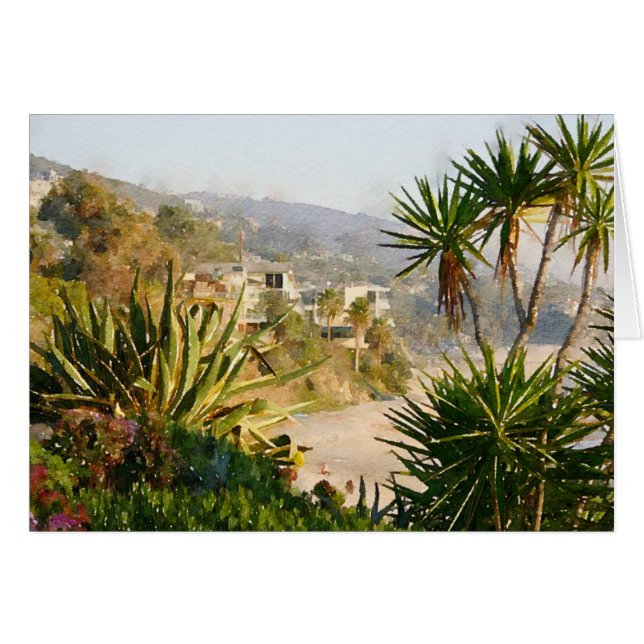 Clifftop View of Laguna Beach, CA  (Front Horizontal)