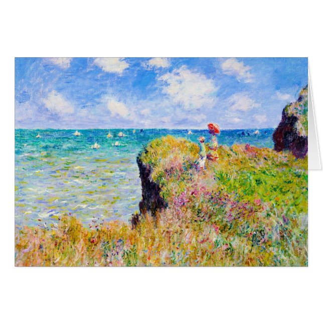 Clifftop Walk at Pourville Claude Monet (Front Horizontal)