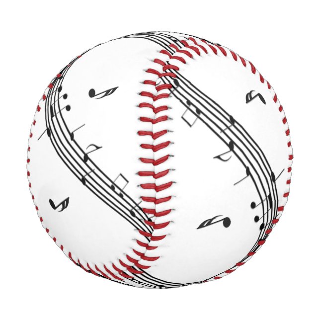 Climactic G Clef Music Baseball (Angled)