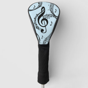 Climactic G Clef Music Blue Golf Head Cover