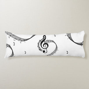 Climactic G Clef Music Body Cushion