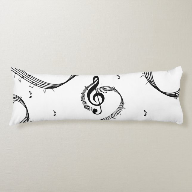 Climactic G Clef Music Body Cushion (Front)