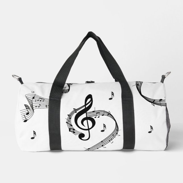Climactic G Clef Music Duffle Bag (Front)