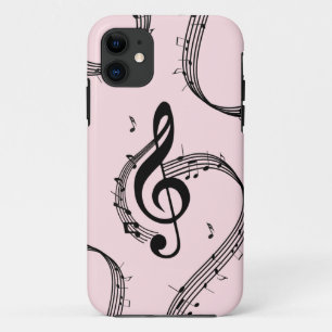 Climactic G Clef Music Pink Case-Mate iPhone Case