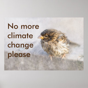 Climate change awareness poster