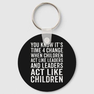 Climate Change Demonstration Environmental Protect Key Ring