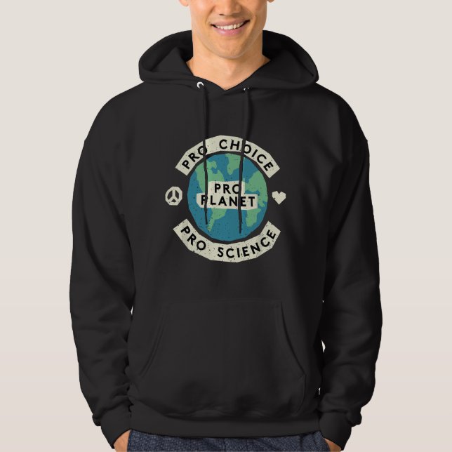 Climate Change Environmentalist Earth Advocate Pro Hoodie (Front)
