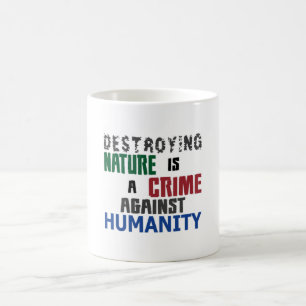 Climate Change Future Planet Earth CO2 Global Gift Coffee Mug
