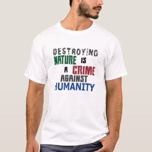 Climate Change Future Planet Earth CO2 Global Gift T-Shirt
