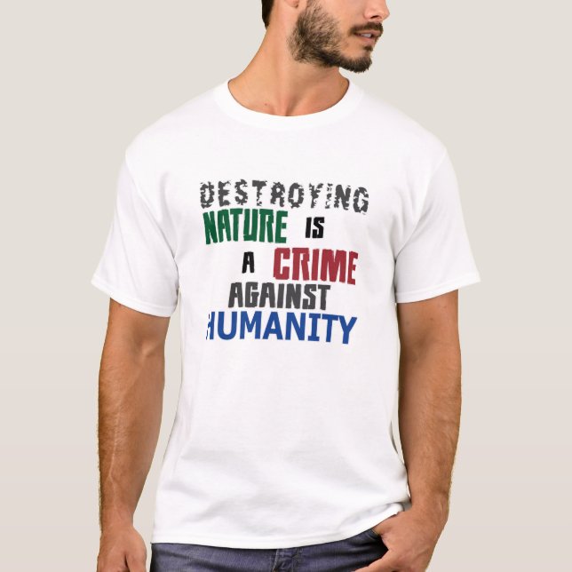 Climate Change Future Planet Earth CO2 Global Gift T-Shirt (Front)