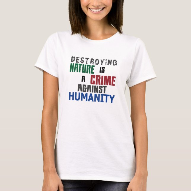 Climate Change Future Planet Earth CO2 Global Gift T-Shirt (Front)