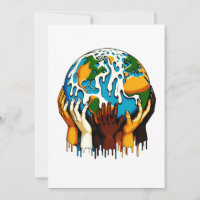 Climate Change Global Unity Earth Design