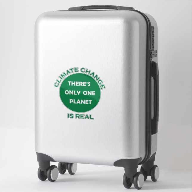 Climate change is real environmental awareness (Suitcase)