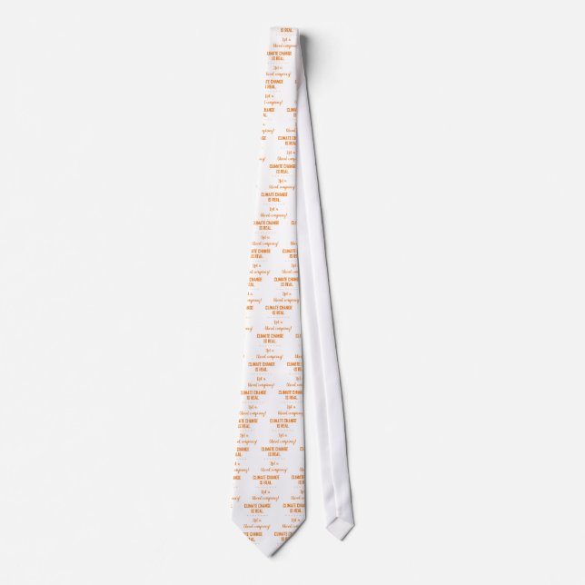 CLIMATE CHANGE IS REAL TIE (Front)