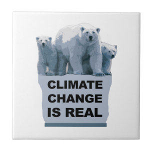 CLIMATE CHANGE IS REAL TILE