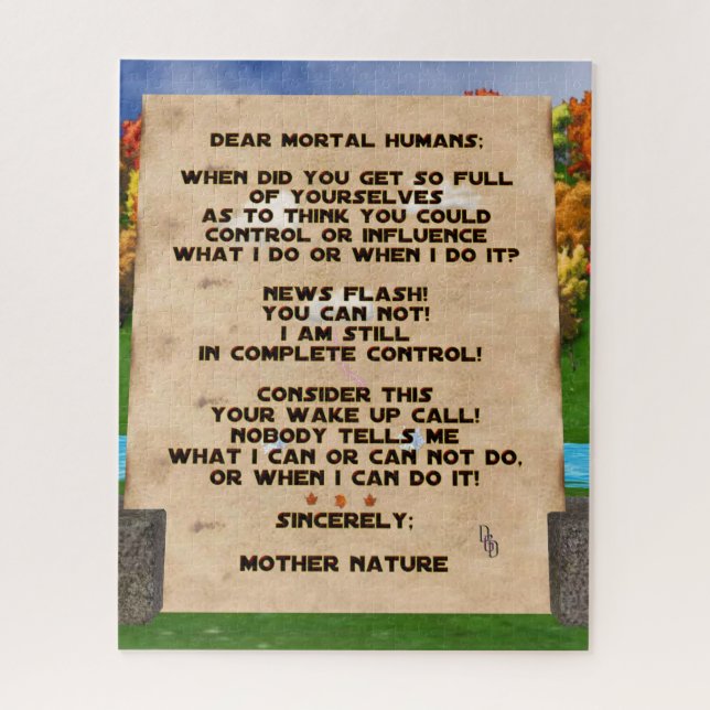 Climate Change Jigsaw Puzzle (Vertical)