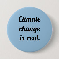 Climate Change: Light Blue Button