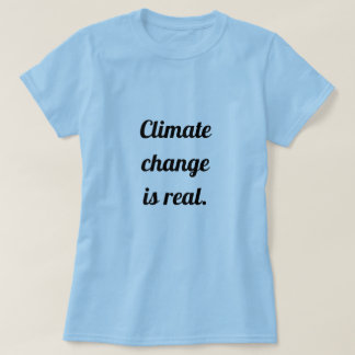Climate Change: Light Blue T-Shirt