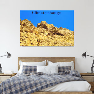 Climate Change look after the environment Canvas Print
