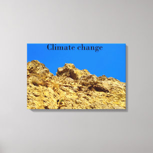 Climate Change look after the environment Canvas Print