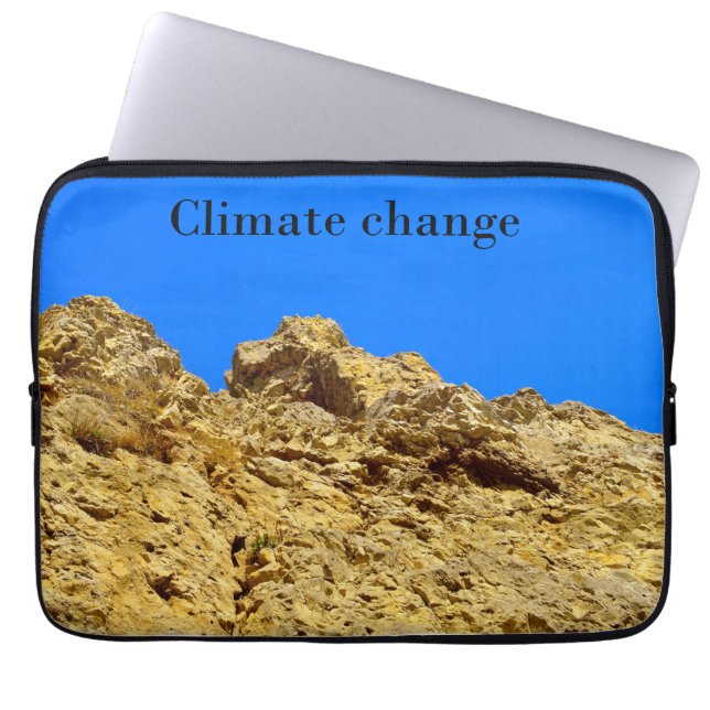 Climate Change look after the environment  Laptop Sleeve (Front)
