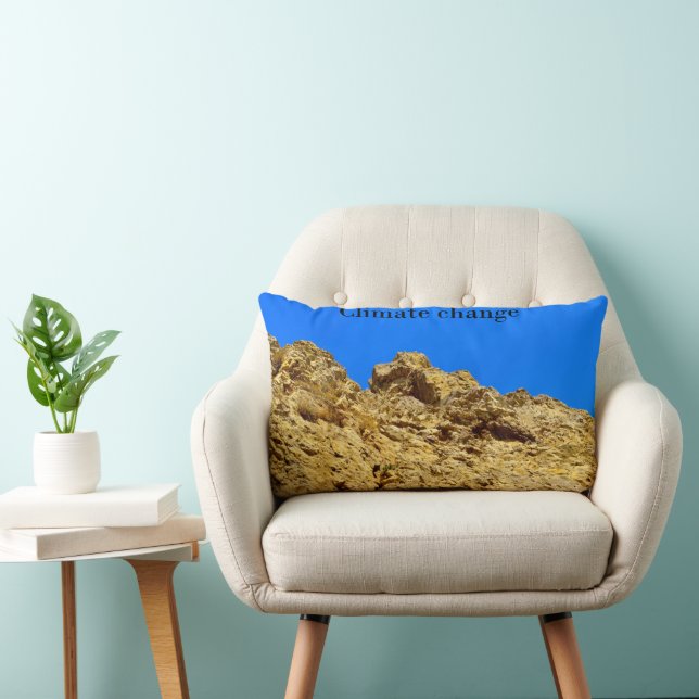 Climate Change look after the environment  Lumbar Cushion (Chair)