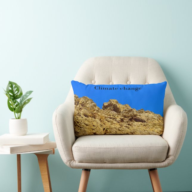 Climate Change look after the environment  Lumbar Cushion (Chair)