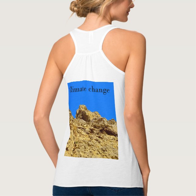 Climate Change look after the environment  Singlet (Back)