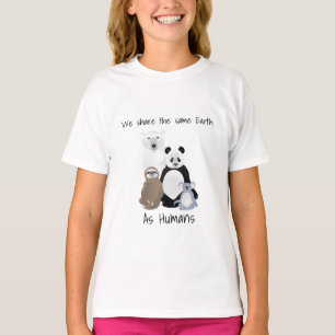 Climate Change Polar Bear, Sloth, Panda, Koala T-Shirt