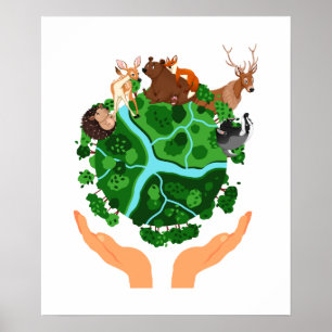 Climate Change Save The Planet Poster