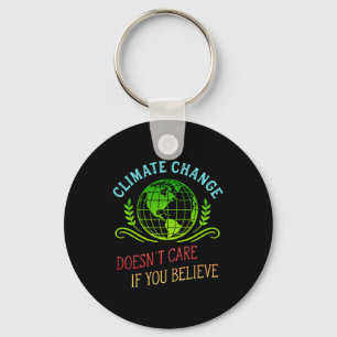 Climate Change Shirt Believe The Science March Key Ring
