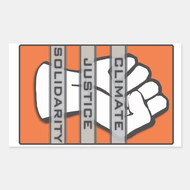 Climate Justice Solidarity Sticker (Front)