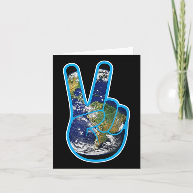 Climate Protection Climate Change Day Of The Earth Card (Front)