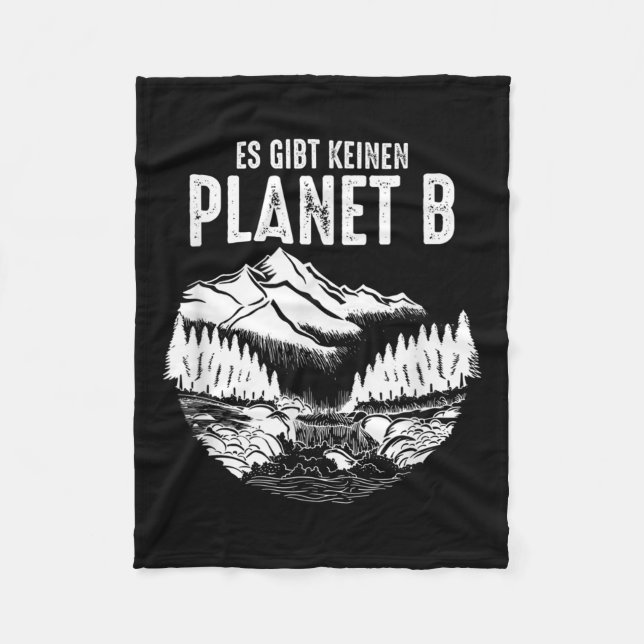 Climate Protection, Environmental Protection, Plan Fleece Blanket (Front)