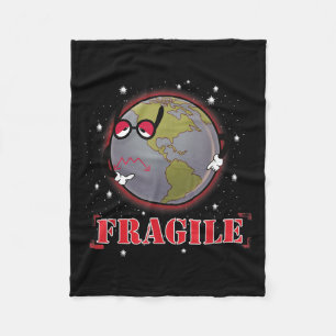 Climate Protection, Fragile Earth Reserve And Prot Fleece Blanket