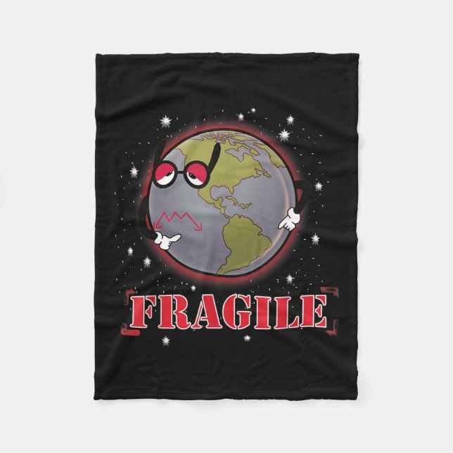 Climate Protection, Fragile Earth Reserve And Prot Fleece Blanket (Front)