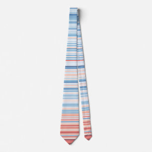 Climate Stripes Krawatte Germany 1881-2019 Tie