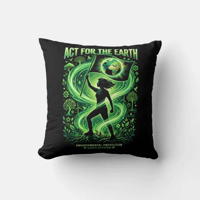 Climate Warrior Cushion (Front)