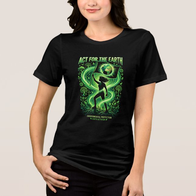 Climate Warrior Tri-Blend Shirt (Front)