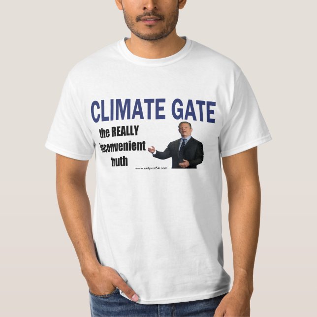 CLIMATEGATE: Really Inconvenient Truth T-Shirt (Front)