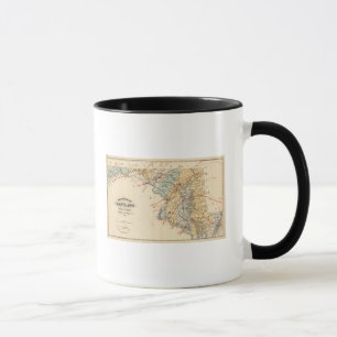 Climatological map of the State of Maryland Mug