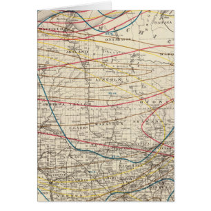 Climatological map of Wisconsin