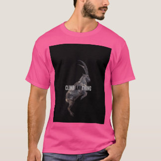 Climb Anything Ibex Edition (Black) Graphic T-Shirt