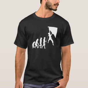 Climb Evolution Climbing Bouldering Hiking Trekkin T-Shirt