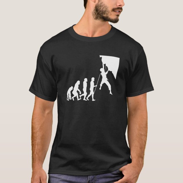 Climb Evolution Climbing Bouldering Hiking Trekkin T-Shirt (Front)