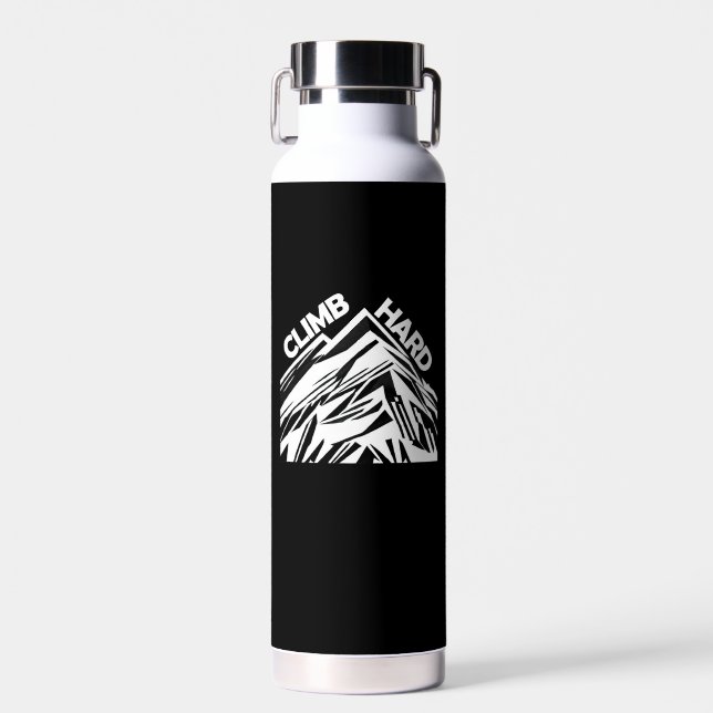 Climb Hard Mountaineering Water Bottle (Front)