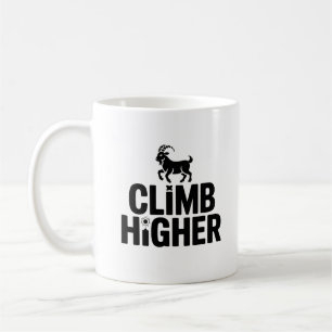 Climb Higher Mug – Capricorn Zodiac Goat cup