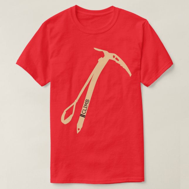 Climb Ice Axe Classic TShirt (Design Front)