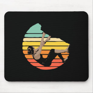 Climb Like A Girl Rock Climber Climbing Bouldering Mouse Pad