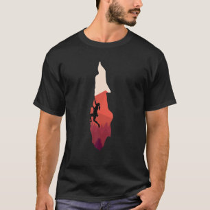 Climb Like A Girl Rock Climbing Women T-Shirt